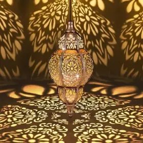 Dl-002 Waitmin Hanging Solar Lantern Outdoor Decor Moroccan Lights For Bronze #2