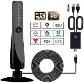 Wavemax 313104320340 Wave Max Tv Antenna 2024 Signal Booster Coverage Up To 500