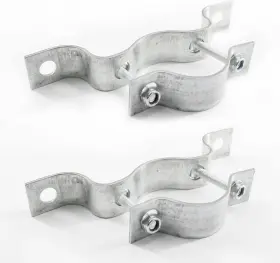 Wdwlbsm 726084031814 2 Pcs Wall Mount Antenna Mast Bracket 1-2/5 Inch To 2-1/10 Od Heavy Duty A