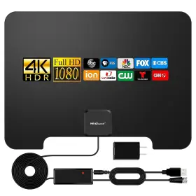 Weguard 613727927460 2024 Newest Hd Tv Antenna Up 180 Miles Range-indoor Support 4k 1080p