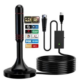 Weguard 613727929358 Tv Antenna Digital Indoor For Smart 360 Reception And 2023 Amp