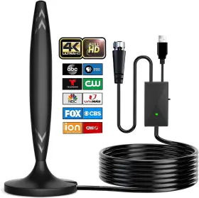 Weguard 705353301704 Tv Antenna - Hdtv Support 4k 1080p 130 Miles Range Digital