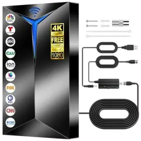 Hd019-1 Wewist 2026 Premium Tv Antenna Indoor/outdoor 3200 Miles Long Range For Local Chan