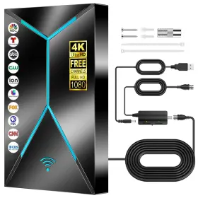 Hd023-1 Wewist 2026 Upgraded Tv Antenna Indoor Outdoor 3200 Miles Long Range Digital Hdtv