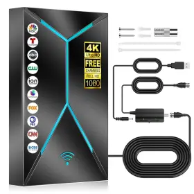 Wewist Hd023-4 2026 Upgraded Tv Antenna 3500 Miles Long Range Indoor Outdoor Hdtv