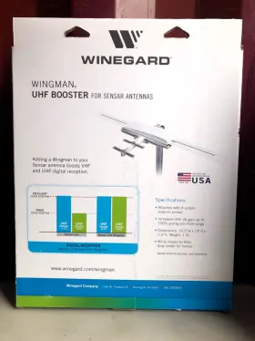 44021 Winegard Rv-wing Wingman Uhf Rv Tv Antenna Booster For The Sensar #2