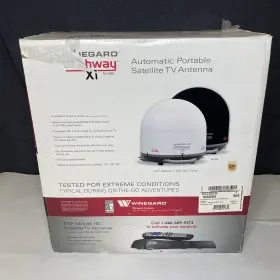 Pa2000r Winegard Pathway X1 Tv Bundle With Receiver And Stand White Portable - New #3