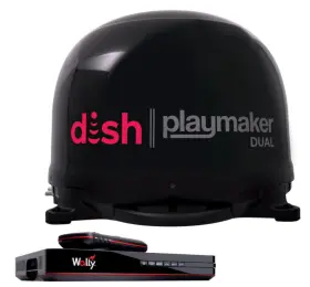 W61pl8035r Winegard Dish Playmaker Bundle Automatic Satellite Antenna Black