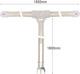 6543823069 Wlaniot Fm Dipole Antenna Indoor 75 Ohm 300 To Adapter Transformer Push-on #3