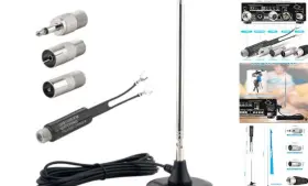 X Wind Xf-a-7538 75 Ohm Fm Radio Antenna Digital Telescopic With Strong Magnetic Base
