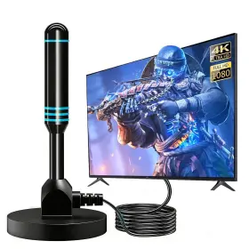 Xianglyo Ant002 Indoor Tv Antenna 280 Mile Long Range Digital Hdtv With Magnetic Bas