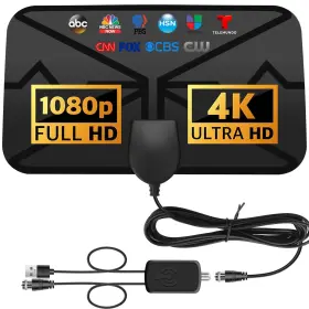 Yaodhaod Do-a7yu-53p8 Indoor Long Range 360 Miles Tv Antenna - Supports 4k 1080p Amplified Signal