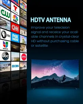 Yeceny 313092668646 Digital Outdoor Amplified Hd Tv Antenna 150 Miles Range Support 4k 1080p And 2 #3