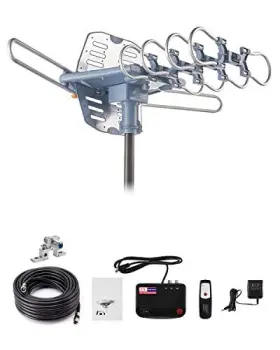 Wa-2608b Yeceny Outdoor Tv Antenna Digital Amplified Hdtv And 60 Ft Without Mounting Pole #2
