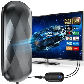 1100 Yinsheepq7 732404357236 Miles Range Tv Antenna Digital Indoor With Amplifier And Si