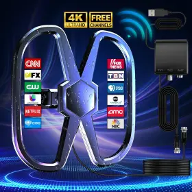 1700 Yinsheepq7 732404357847 Tv Antenna Support 2 Tvs Miles Range Digital For Smart