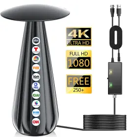 Yirkais Mg001-0 3600 Miles Range Tv Antenna Indoor 2026 Digital For Smart Hdtv