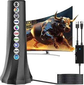 B0dl63h63j Yiziaifsion 2024 Upgraded Tv Antenna Indoor For Local Channels Long Range Digital