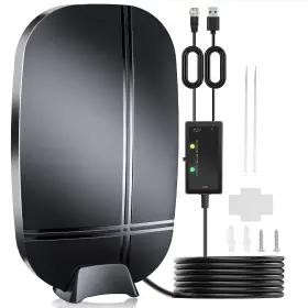 Zegekiki 755515433538 2023 Digital Tv Antenna For Smart Amplified 500 Miles Hd Indoor Outdoor A