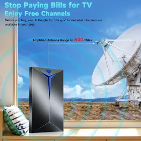 Zegekiki 764323952025 880 Miles Amplified Tv Antenna For Smart Local Channels Antennas Indo #2