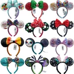 60STYLES Disney- Christmas Mickey Ears Belle Minnie Beauty & Beast Headband. Fixed Price $21.80.