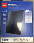 Rca ANT1360E Amplified Indoor Flat Hdtv Antenna 40 Mile 4K 8K Vhf Uhf. Fixed Price $14.99.