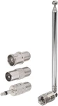 Superbat Fm Telescopic Antenna Kit 75 Unbal Type Connector Dab Radio Replaceme. Fixed Price $13.93.