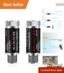 2PCS 4G/5G Signal Filters - Enhance Tv Reception And Eliminate Interference. Fixed Price $18.98.