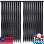 Euokok 20 Pack Rebar Stakes 16 Inch Steel Ground Anchors 1/2 Diameter. Fixed Price $101.48.