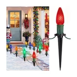 C9 Christmas Pathway Lights Outdoor, 25.7 Feet 20 Led Strawberry Walkway L.... Fixed Price $45.09.