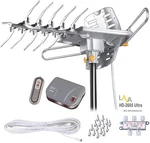 Lava HD2605 Outdoor Tv Antenna Remote Controlled Rotation 4K With Kit. Fixed Price $54.95.