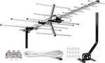 Five Star Yagi Satellite Hd Tv Antenna 4K 1080P 200 Mile Range Attic Roof Mount. Fixed Price $75.95.