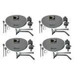 Lot Slimline Directv Dtv Dish Antennas Ka/ku Hd MPEG4 W/monopoles. Fixed Price $150.00.