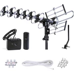 Five Star Outdoor Hd Tv Strongest Up To 200 Miles Antenna+kit+pole. Fixed Price $113.99.