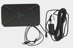 Newfoot Tv Antenna 1400+ Miles Range Black 75 Ohm Smart Indoor. Fixed Price $17.50.