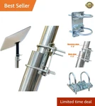 U-bracket For Starlink Dish Pipe Adapter Mount Vertical Installation, Univers.... Fixed Price $14.98.