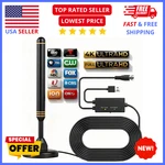 Indoor Antenna 250 Mile Amplified 4K 1080P Local Channels Digital Hdtv. Fixed Price $26.09.