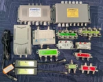 Lot Of Miscellaneous Directv Adapters, Splitters, Amplifiers. Fixed Price $150.00.