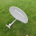 Directv Slimline Satellite Dish / Antenna With Mounting Bracket 3D2LNBR0-02. Fixed Price $140.00.