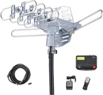 Outdoor Hdtv Antenna - 150 Mile Long Range, Dual Tv, 720P/1080P Hd, 360 Rotor. Fixed Price $51.95.