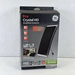 New Ge Pro Crystal Amplified Indoor Antenna 1080P Hdtv-vhf-uhf 4K Ultra. Fixed Price $16.50.