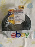 Trisonic 75 Ft Black Coaxial Cable Tv & Video Antenna Cord Long Usa. Fixed Price $35.00.