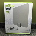 The Original Mohu Leaf Ultra-thin Indoor Tv Antenna, 40 Mile Range, Warm Grey. Fixed Price $35.00.