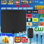 980 Mile Ultra Thin Flat Indoor Amplified Black Antenna For Fosmon. Fixed Price $13.26.