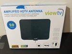 New Viewtv Amplified Hdtv Antenna 50 Mile Range. Fixed Price $24.00.