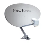 Shaw Direct 60E Xku Satellite Dish + Quad Output Lnb Triple Signal 4 Ports. Fixed Price $144.73.