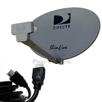 Directv Satellite Dish Kit 4-OUTPUT Dtv Slim Line Replacement. Fixed Price $200.00.