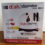 New Winegard Dish Playmaker Dual 2 Black Portable Satellite Tv Antenna #PL-8035. Fixed Price $199.95.