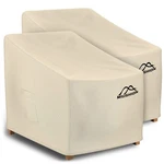Miushion 2 Pack Patio Chair Covers, 40" W X 36" Heavy Duty 600D Out.... Fixed Price $64.54.