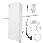 Antop Hd Smart Booster Panel Indoor/outdoor Tv Antenna With J Pole (AT-800S.... Fixed Price $153.82.